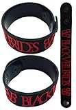 Black Veil Brides New! Rubber Bracelet Wristband Aa1 Red,Black
