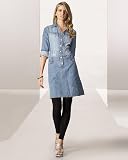 Dropwaist jean tunic