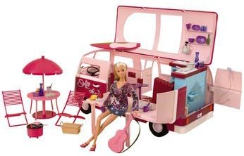 Maxi Steffi Hawaii Camper Van and Doll by Steffi