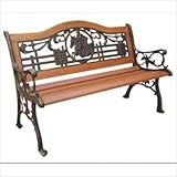 DC America SL5678CO-BR Polo Park Bench, Bronze