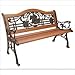 DC America SL5678CO-BR Polo Park Bench, Bronze