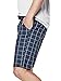 GUESS Men's Thae Plaid Flat-Front Shorts