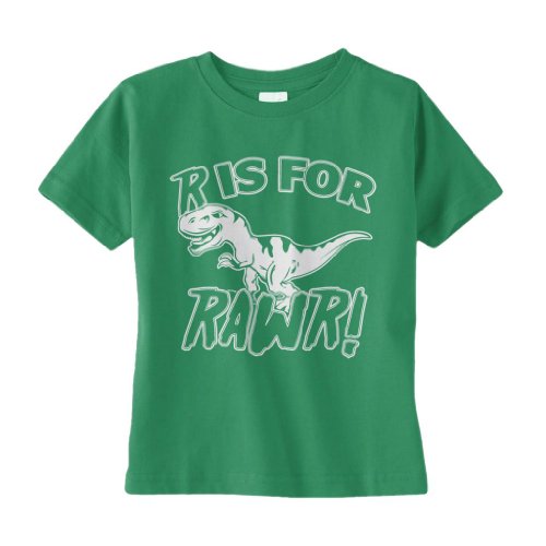 Threadrock Little Boys' R is for RAWR Infant/Toddler T-Shirt