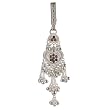 Fashion Keychain Sterling Silver for Women 5.75 inches