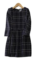 Plaid Print Illusion Party Dress 