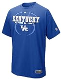 Nike Kentucky Wildcats 2009 Official Basketball Practice Short Sleeve T Shirt