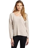 BCBGeneration Women's Novelty Stitch Boxy Pullover Sweater