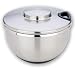 MIU Polished Stainless-Steel Non-Slip Pull String Salad Spinner