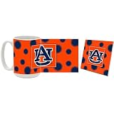 Auburn Tigers Polkadot Coaster and Mug Combo from Mug World