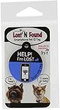 Platinum Pets The Original Smartphone Dog ID Tag with GPS, Large, Blue