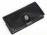(ブルガリ)BVLGARI ドッピオトンド ダブルホック式二つ折り長財布 ブラックXシルバー26214 並行輸入品