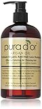 Pura d'or Premium Organic Argan Oil Anti-Hair Loss Shampoo (Gold Label), 16 Fluid Ounce