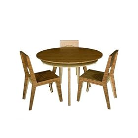 Brave Space Design Third Round Table for 3-6 by Brave Space