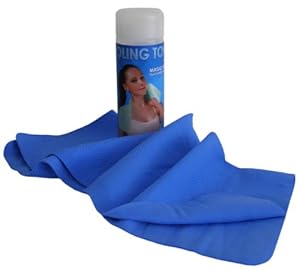 COOLING TOWEL - Stay Cool with the Advanced Hyper-Absorbent Cool Sports Towel - Highly Effective, Golf Towel, Gym Towel, Yoga Towel - - Top Quality Cool Towel Designed For All Sports Players . - The Ideal Gym and Workout Sweat Towel and Absorbent Chamois Towel For Swimmers and Divers or Those Who Just Want To Chill!