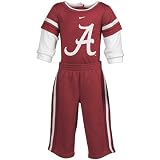 Nike Alabama Crimson Tide Infant Crimson-White Creeper & Fleece Sweatpants 2-Piece Gift Set
