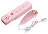 Remote and Nunchuck Pack with wrist strap - Pink (Wii)