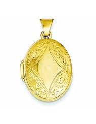 Genuine 14K Yellow Gold Oval Locket 1 Grams Of Gold 100% Satisfaction Guaranteed.