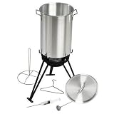 Eastman 7 Piece Stainless Steel Turkey Fryer Kit