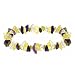 Genuine Amethyst Peridot Citrine Crystal Chip Bracelet