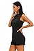 Roswear Women's Sleeveless Round Neck Back Zipper Lace Patchwork Romper
