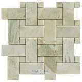 Clear view - large basketweave in polished lady onyx