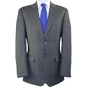 Brook Taverner Brown Check Wool Jacket - 44L