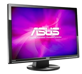 Asus VW266H 66 cm (26 Zoll) Widescreen TFT-Monitor DVI-D, VGA (Kontrast dyn. 20000:1, 2ms Reaktionszeit) schwarz
