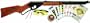 Daisy Outdoor Products Red Ryder Fun Kit Boxed (Brown/Black, 35.4 Inch)