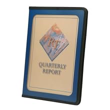 Smead Clear Front Polypropylene Pocket Padfolio with Pad, Inside Cover Card Slot, Blue (85848)