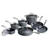 12 Piece Hard Anodized Cookware Set by Member's Mark