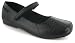 Platino "Grace" Girls Leather Back To School Shoes - Black