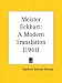 Meister Eckhart: A Modern Translation