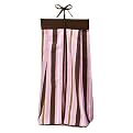 Trend Lab Pink/Brown Maya Diaper Stacker