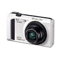 Casio Exilim EX-ZR100 Highspeed-Digitalkamera (12 Megapixel, 12,5-fach opt. Zoom, 7,6 cm (3 Zoll) Display, bildstabilisiert) wei�