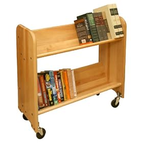Catskill Craftsmen Rol-Rack with Tilted Shelves, Natural Birch by Catskill Craftsmen