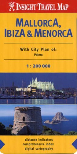 City Travel Guides Discounted  Search : Mallorca, Ibiza, Menorca Insight Travel Map