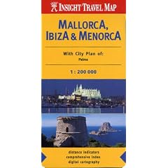 Mallorca, Ibiza, Menorca Insight Travel Map
