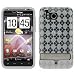 New Amzer Luxe Argyle High Gloss TPU Soft Gel Skin Case - Clear For HTC ThunderBolt ADR6400