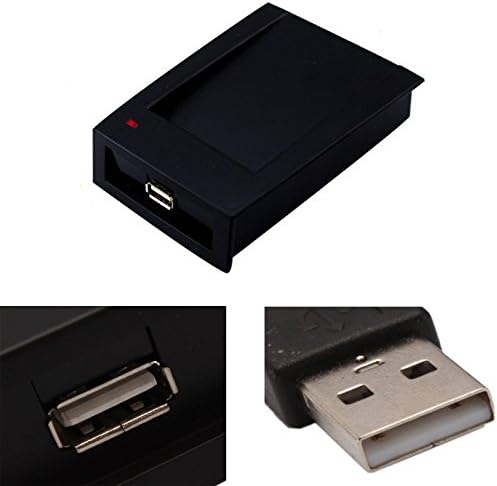 Access USB 125KHZ EM ID RFID Proximity Card Reader Connect PC For EM4100/4200