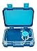 The BEST Bento Box For Kids & Adults- Unique Lunch Box With 4 Different Compartments- Keeps Food Fresh- Dishwasher & Microwave Safe- Great For School or Work- Cool Blue Color- Leak Proof & BPA FREE!