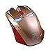 Naffee Wireless Optical Mouse, Gold, 2.4Ghz, 2400 DPI, for the Super Hero fan