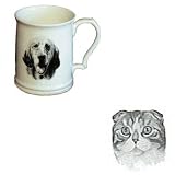 Scottish Fold Napkin Holder, Porcelain by Rosalinde