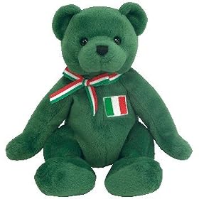 Ty Beanie Babies Basilico the Bear (Europe Exclusive)