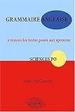Revue Ellipses Marketing  / Grammaire anglaise à travers les textes posés aux épreuves Sciences Po