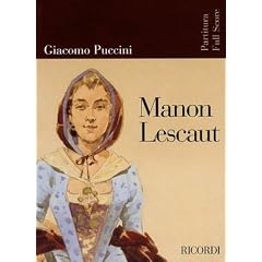 Puccini - Manon Lescaut: Opera Full Score