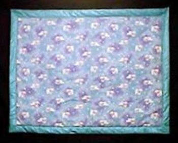 Lambs  Print Baby Quilt