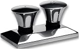 Review Reed & Barton WA606 / Waterford Metal Signatures Clarion Salt & Pepper with Tray