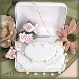 14K Pearl Necklace, Bracelet & Earring Tin Cup Set