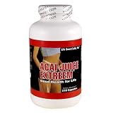ACAI Juice Extreem -270 CAPSULES , 4 times MORE potent for each MG ACAI Berry Natural Nutrition, Energy , 1300 Mg per daily serving ~ Life Smart Labs Acai...