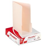 MicrobeGuard Top-Tab File Folders, 3/4 Expansion, 1/3 Tabs, Letter Size, 100/Bx ESS62702
